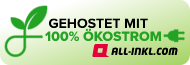 Gehostet mit 100 % Ökostrom von ALL-INKL